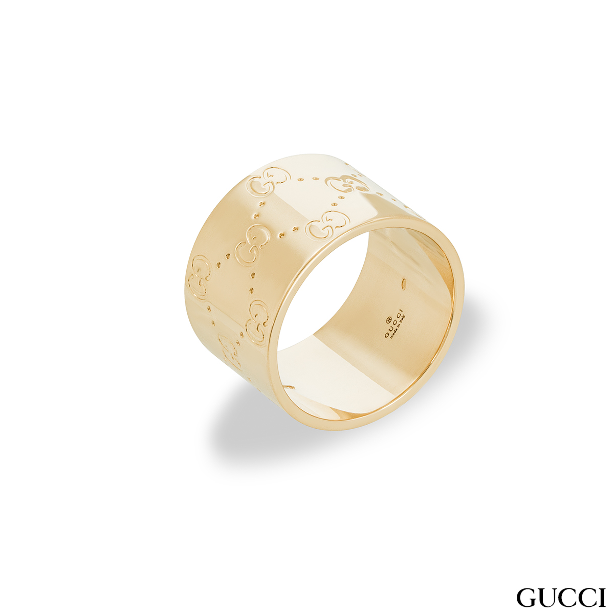 Gucci thick on sale band ring